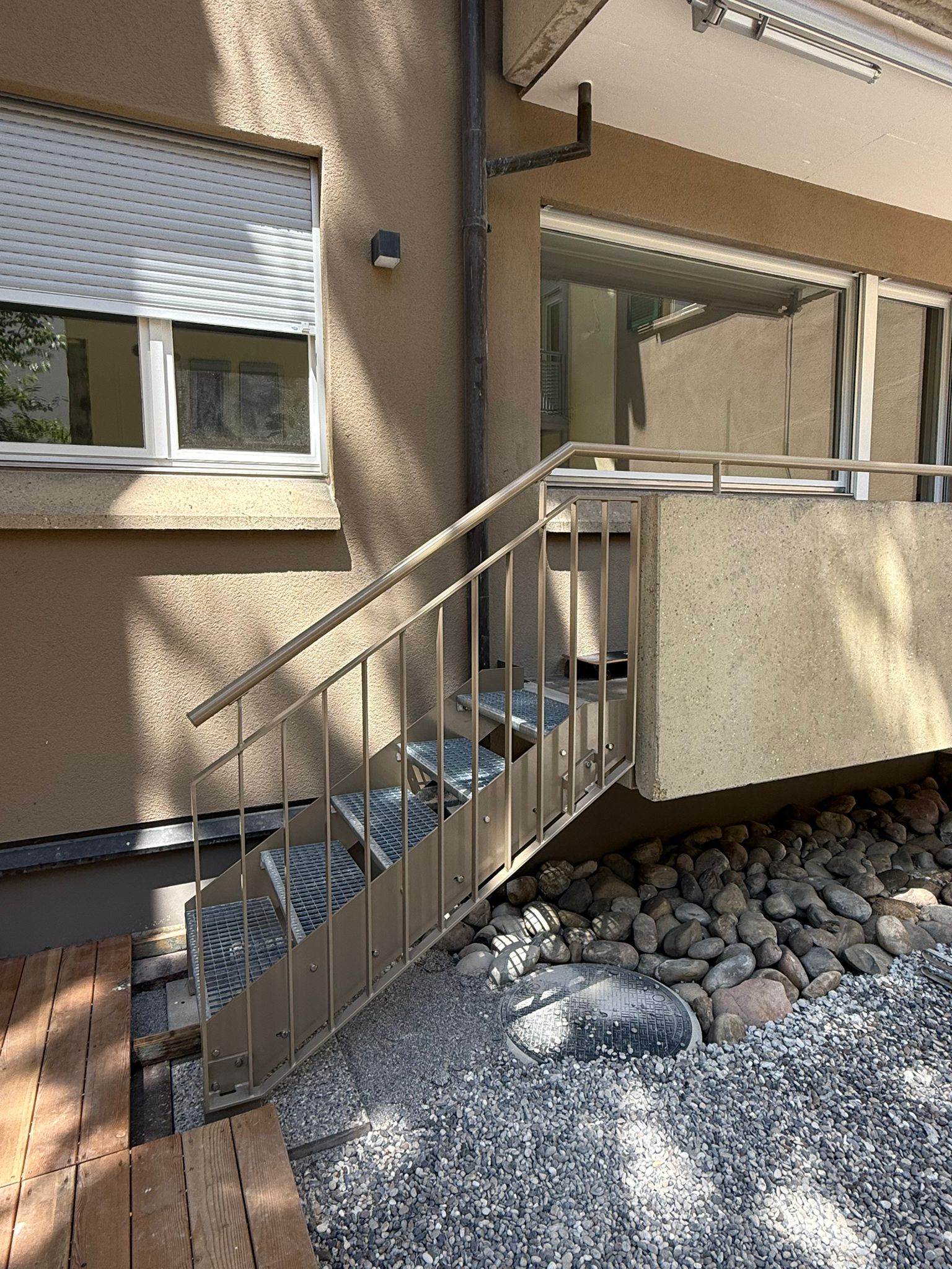 Aussen­treppe Edelstahl